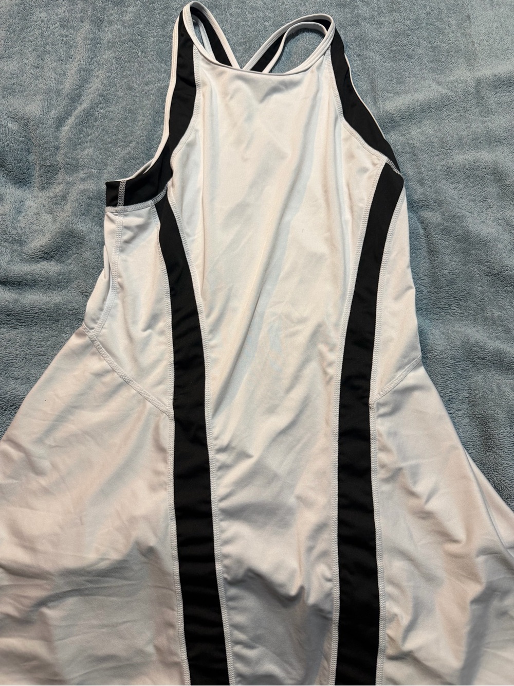 Women’s White and Black Athletic One-Piece dress